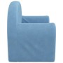 2-Sitzer-Kindersofa aus weichem blauem Plüsch von vidaXL, Baby- und Kleinkindmöbel - Ref: Foro24-341771, Preis: 38,99 €, Raba...