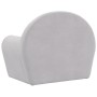 Sofá cama infantil felpa suave gris claro de vidaXL, Mobiliario para bebés y niños pequeños - Ref: Foro24-341774, Precio: 40,...