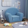 Sofá cama infantil felpa suave azul de vidaXL, Mobiliario para bebés y niños pequeños - Ref: Foro24-341777, Precio: 43,83 €, ...