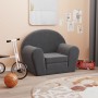 Anthrazitgraues Kinderschlafsofa aus weichem Plüsch von vidaXL, Baby- und Kleinkindmöbel - Ref: Foro24-341775, Preis: 39,66 €...