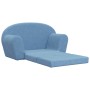 Blue soft plush 2-seater children's sofa bed by vidaXL, Baby and Toddler Furniture - Ref: Foro24-341783, Price: 69,61 €, Disc...