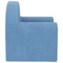 Blue soft plush children's sofa by vidaXL, Baby and Toddler Furniture - Ref: Foro24-341789, Price: 28,99 €, Discount: %