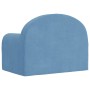 Blue soft plush children's sofa by vidaXL, Baby and Toddler Furniture - Ref: Foro24-341789, Price: 28,99 €, Discount: %