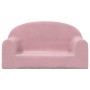 Pink Soft Plush 2 Seater Kids Sofa by vidaXL, Baby and Toddler Furniture - Ref: Foro24-341796, Price: 50,99 €, Discount: %