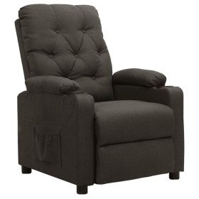 Sillón reclinable de tela gris taupe de vidaXL, Sillones - Ref: Foro24-339110, Precio: 215,99 €, Descuento: %