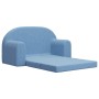 Blue soft plush 2-seater children's sofa bed by vidaXL, Baby and Toddler Furniture - Ref: Foro24-341807, Price: 53,99 €, Disc...