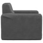 Anthrazitgraues weiches Plüsch-Kindersofa von vidaXL, Baby- und Kleinkindmöbel - Ref: Foro24-341811, Preis: 24,90 €, Rabatt: %