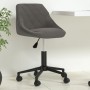 Silla de oficina giratoria de terciopelo gris oscuro de vidaXL, Sillas de oficina - Ref: Foro24-335485, Precio: 97,38 €, Desc...