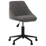 Silla de oficina giratoria de terciopelo gris oscuro de vidaXL, Sillas de oficina - Ref: Foro24-335485, Precio: 97,99 €, Desc...