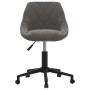 Dark Gray Velvet Swivel Office Chair by vidaXL, Office chairs - Ref: Foro24-335485, Price: 97,99 €, Discount: %