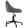 Dark Gray Velvet Swivel Office Chair by vidaXL, Office chairs - Ref: Foro24-335485, Price: 97,99 €, Discount: %