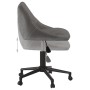 Silla de oficina giratoria de terciopelo gris oscuro de vidaXL, Sillas de oficina - Ref: Foro24-335485, Precio: 97,99 €, Desc...