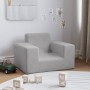 Hellgraues Kindersofa aus weichem Plüsch von vidaXL, Baby- und Kleinkindmöbel - Ref: Foro24-341810, Preis: 29,05 €, Rabatt: %