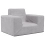 Hellgraues Kindersofa aus weichem Plüsch von vidaXL, Baby- und Kleinkindmöbel - Ref: Foro24-341810, Preis: 29,05 €, Rabatt: %