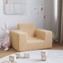 Cream soft plush children's sofa by vidaXL, Baby and Toddler Furniture - Ref: Foro24-341812, Price: 25,10 €, Discount: %