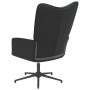 Silla de relajación de terciopelo gris oscuro y PVC de vidaXL, Sillones - Ref: Foro24-327832, Precio: 90,70 €, Descuento: %