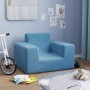 Blaues weiches Plüsch-Kindersofa von vidaXL, Baby- und Kleinkindmöbel - Ref: Foro24-341813, Preis: 25,53 €, Rabatt: %