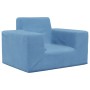 Blaues weiches Plüsch-Kindersofa von vidaXL, Baby- und Kleinkindmöbel - Ref: Foro24-341813, Preis: 25,53 €, Rabatt: %