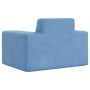 Blaues weiches Plüsch-Kindersofa von vidaXL, Baby- und Kleinkindmöbel - Ref: Foro24-341813, Preis: 25,53 €, Rabatt: %