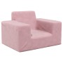 Soft pink plush sofa for children by vidaXL, Baby and Toddler Furniture - Ref: Foro24-341814, Price: 40,99 €, Discount: %