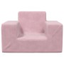 Weiches rosa Kindersofa aus weichem Plüsch von vidaXL, Baby- und Kleinkindmöbel - Ref: Foro24-341814, Preis: 40,99 €, Rabatt: %