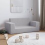 2-seater children's sofa light gray soft plush by vidaXL, Baby and Toddler Furniture - Ref: Foro24-341816, Price: 37,62 €, Di...