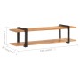 Mueble para TV madera maciza de acacia 160x40x40 cm de vidaXL, Muebles TV - Ref: Foro24-320499, Precio: 131,88 €, Descuento: %