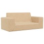 Cremefarbenes 2-Sitzer-Kindersofa aus weichem Plüsch von vidaXL, Baby- und Kleinkindmöbel - Ref: Foro24-341818, Preis: 33,99 ...