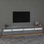 Mueble de TV con luces LED gris sonoma 270x35x40 cm de vidaXL, Muebles TV - Ref: Foro24-3152752, Precio: 179,18 €, Descuento: %