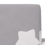 Sofá cama infantil felpa suave gris claro con estrellas de vidaXL, Mobiliario para bebés y niños pequeños - Ref: Foro24-34182...