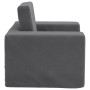 Children's sofa bed in soft anthracite gray plush by vidaXL, Baby and Toddler Furniture - Ref: Foro24-341823, Price: 40,76 €,...