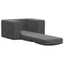 Children's sofa bed in soft anthracite gray plush by vidaXL, Baby and Toddler Furniture - Ref: Foro24-341823, Price: 40,76 €,...