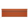 Toldo automático persiana LED sensor viento naranja marrón 5x3m de vidaXL, Toldos - Ref: Foro24-3069475, Precio: 624,29 €, De...