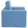 Blue soft plush children's sofa bed by vidaXL, Baby and Toddler Furniture - Ref: Foro24-341825, Price: 29,89 €, Discount: %