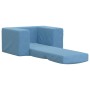 Blue soft plush children's sofa bed by vidaXL, Baby and Toddler Furniture - Ref: Foro24-341825, Price: 29,89 €, Discount: %