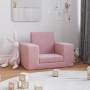 Sofá cama para niños felpa suave rosa de vidaXL, Mobiliario para bebés y niños pequeños - Ref: Foro24-341826, Precio: 39,99 €...