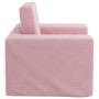 Sofá cama para niños felpa suave rosa de vidaXL, Mobiliario para bebés y niños pequeños - Ref: Foro24-341826, Precio: 39,99 €...