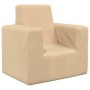 Cremefarbenes, weiches Plüsch-Kindersofa von vidaXL, Baby- und Kleinkindmöbel - Ref: Foro24-341836, Preis: 21,04 €, Rabatt: %