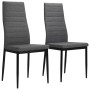 Dining chairs 2 units light gray fabric by vidaXL, dining chairs - Ref: Foro24-246181, Price: 82,46 €, Discount: %