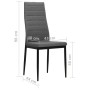 Dining chairs 2 units light gray fabric by vidaXL, dining chairs - Ref: Foro24-246181, Price: 82,46 €, Discount: %