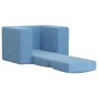 Sofá cama infantil felpa suave azul de vidaXL, Mobiliario para bebés y niños pequeños - Ref: Foro24-341849, Precio: 30,99 €, ...