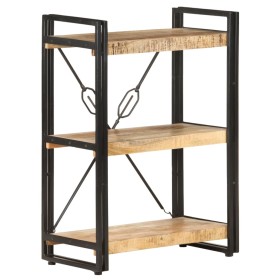 Solid mango wood 3-level shelf 60x30x80 cm by vidaXL, Bookcases and shelves - Ref: Foro24-320618, Price: 122,99 €, Discount: %