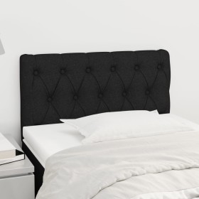 Cabecero de tela negro 80x7x78/88 cm de vidaXL, Cabeceros y pies de cama - Ref: Foro24-346300, Precio: 42,99 €, Descuento: %