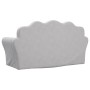 2-seater children's sofa light gray soft plush by vidaXL, Baby and Toddler Furniture - Ref: Foro24-341864, Price: 53,16 €, Di...