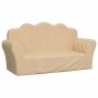 Cream Soft Plush 2 Seater Kids Sofa by vidaXL, Baby and Toddler Furniture - Ref: Foro24-341866, Price: 36,91 €, Discount: %