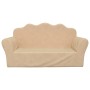 Cream Soft Plush 2 Seater Kids Sofa by vidaXL, Baby and Toddler Furniture - Ref: Foro24-341866, Price: 36,91 €, Discount: %