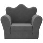 Anthracite gray soft plush children's sofa bed by vidaXL, Baby and Toddler Furniture - Ref: Foro24-341871, Price: 46,59 €, Di...