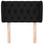 Black fabric headboard 83x23x78/88 cm by vidaXL, Headboards and footboards - Ref: Foro24-3117456, Price: 50,99 €, Discount: %