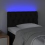 Black fabric headboard with LED 80x7x78/88 cm by vidaXL, Headboards and footboards - Ref: Foro24-3121924, Price: 47,60 €, Dis...