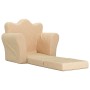 Cream soft plush children's sofa bed by vidaXL, Baby and Toddler Furniture - Ref: Foro24-341872, Price: 39,19 €, Discount: %